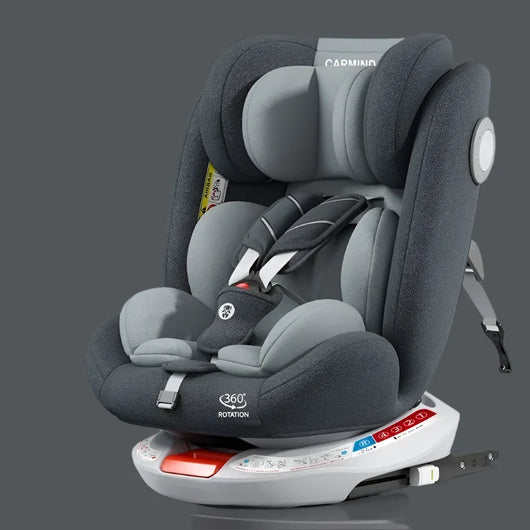 True Haven | 360° Rotating Convertible Car Seat – ISOFIX-Compatible Installation, 5-Point Safety Harness