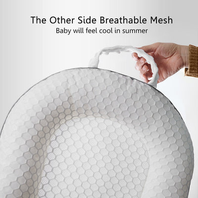 True Haven | Baby Lounger Bed – Soft & Reversible Design, Cozy Newborn Essential