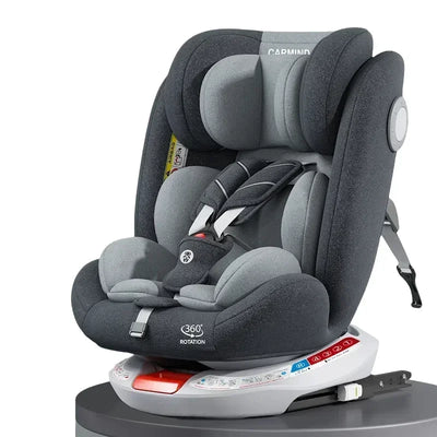 True Haven | 360° Rotating Convertible Car Seat – ISOFIX-Compatible Installation, 5-Point Safety Harness
