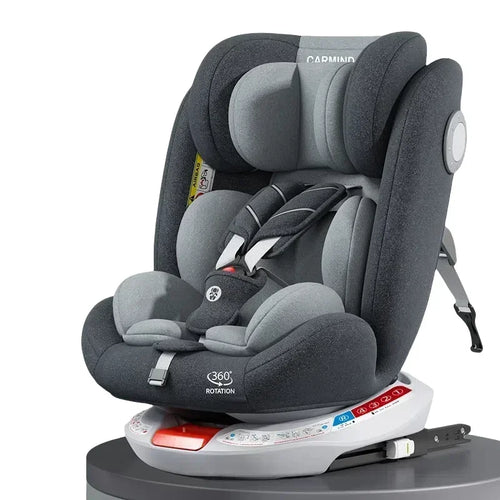 True Haven | 360° Rotating Convertible Car Seat – ISOFIX-Compatible Installation, 5-Point Safety Harness