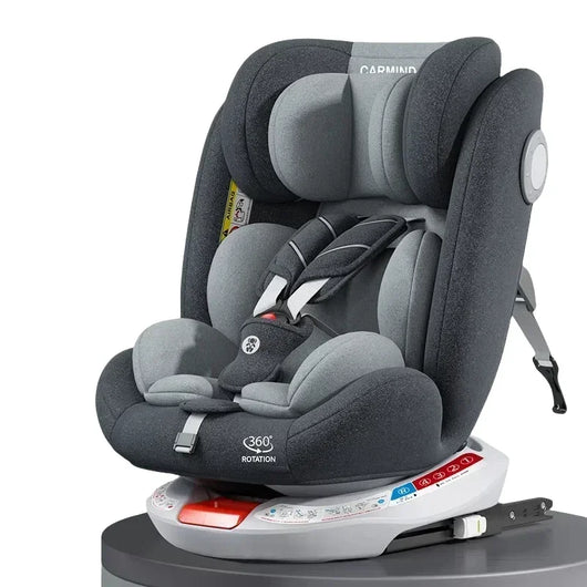 True Haven | 360° Rotating Convertible Car Seat – ISOFIX-Compatible Installation, 5-Point Safety Harness