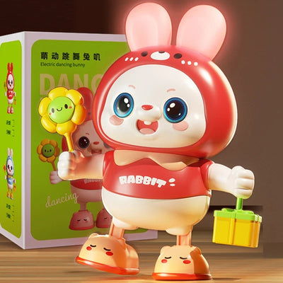 True Haven | Interactive Dancing Bunny Toy – Lights & Music, Great for Toddlers