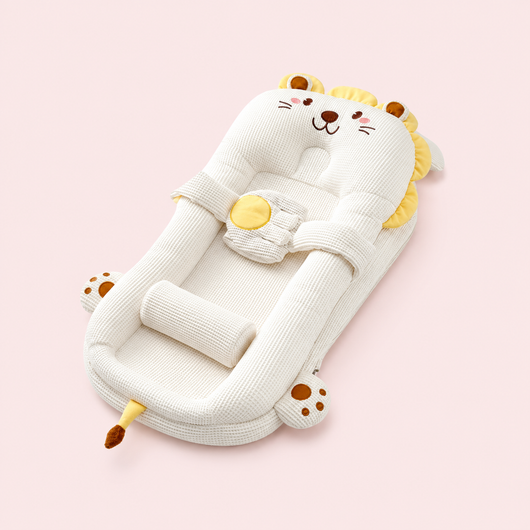True Haven | Anti-Reflux Baby Lounger – Adjustable Incline Heated Lounger with Side Support