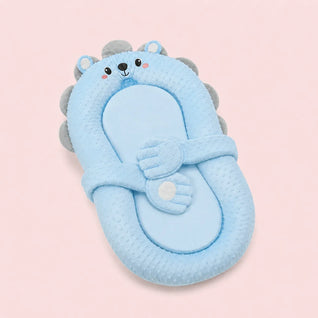 True Haven | Incline Baby Lounger – Memory Foam Head Support with Patting Function, Antibacterial Fabric