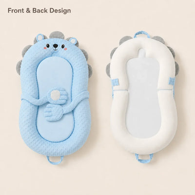 True Haven | Incline Baby Lounger – Memory Foam Head Support with Patting Function, Antibacterial Fabric