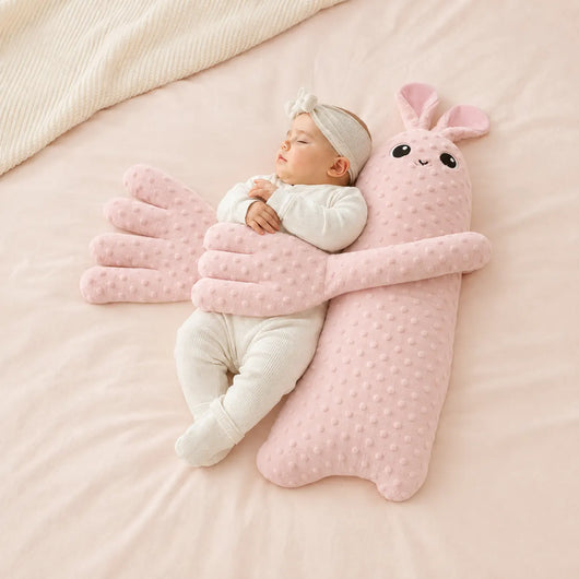 True Haven | Plush Bunny Patting Soother – Remote-Control Baby Comfort Toy, 3 Speeds
