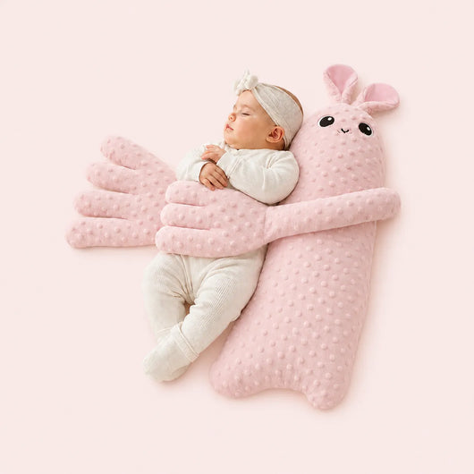 True Haven | Plush Bunny Patting Soother – Remote-Control Baby Comfort Toy, 3 Speeds