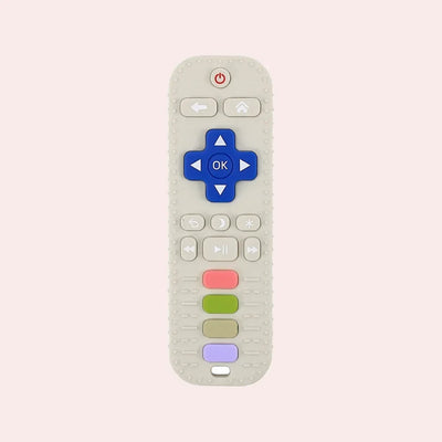 True Haven | Remote-Shaped Silicone Teether – Textured Teething Toy, Dishwasher & Boil Safe