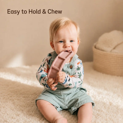 True Haven | Remote-Shaped Silicone Teether – Textured Teething Toy, Dishwasher & Boil Safe