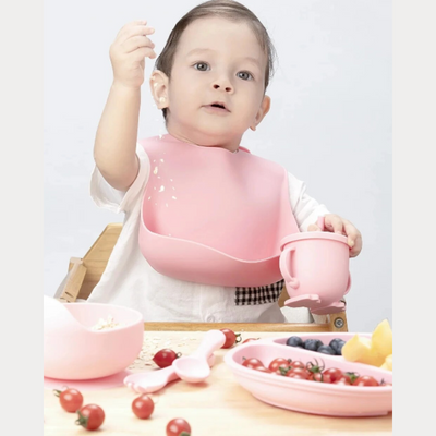 True Haven | Baby Silicone Feeding Tableware Set – Non-Toxic Materials, Easy to Clean