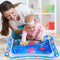 True Haven | Baby Tummy Time Mat – Engaging Sensory Design, Foldable & Portable