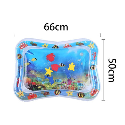 True Haven | Baby Tummy Time Mat – Engaging Sensory Design, Foldable & Portable