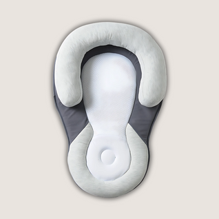 True Haven | Anti-Roll Baby Positioner – U-Shaped Newborn Sleep Positioning Pillow, Breathable Cotton