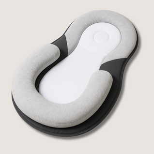 True Haven | Anti-Roll Baby Positioner – U-Shaped Newborn Sleep Positioning Pillow, Breathable Cotton