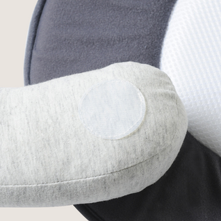 True Haven | Anti-Roll Baby Positioner – U-Shaped Newborn Sleep Positioning Pillow, Breathable Cotton