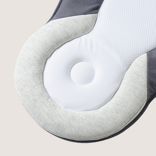 True Haven | Anti-Roll Baby Positioner – U-Shaped Newborn Sleep Positioning Pillow, Breathable Cotton