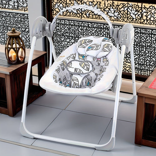True Haven | Portable Baby Swing – Ergonomic Reclining Seat, Gentle Soothing Motion for Newborns