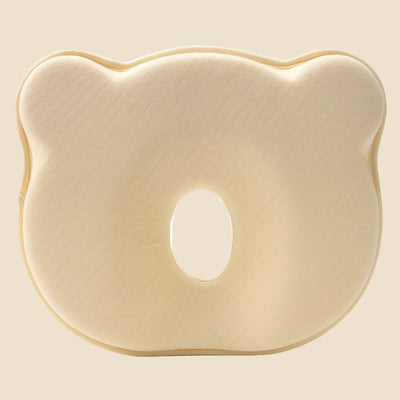 True Haven | Memory Foam Baby Head Support Pillow – Breathable 3D Air Mesh, Organic Cotton Cover