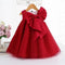 True Haven | Girls' Big Bow Party Dress – Soft Comfortable Fabric, Perfect for Birthdays & Celebrations