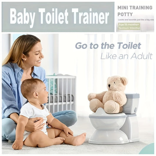 True Haven | Realistic Potty Training Seat – Built-In Wipe Compartment, Quick to Assemble
