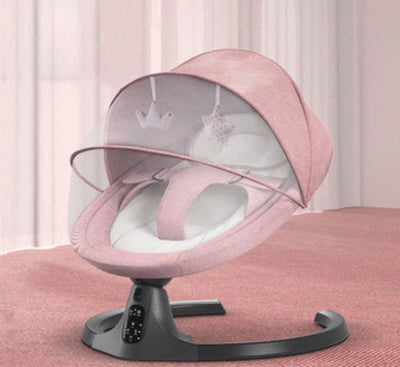 True Haven | Electric Baby Rocking Chair – Smart Auto-Soothing Sensor, 5-Speed Swing with Bluetooth Lullabies