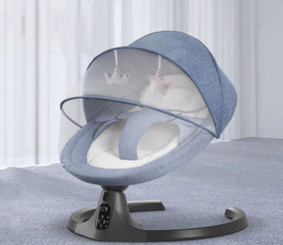True Haven | Electric Baby Rocking Chair – Smart Auto-Soothing Sensor, 5-Speed Swing with Bluetooth Lullabies