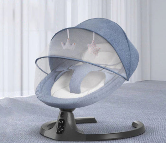 True Haven | Electric Baby Rocking Chair – Smart Auto-Soothing Sensor, 5-Speed Swing with Bluetooth Lullabies