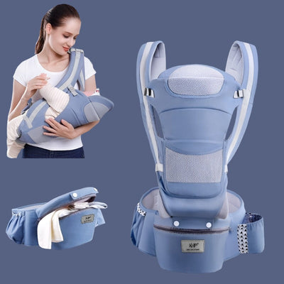True Haven | Hip Seat Baby Carrier – Ergonomic Weight Distribution, 15 Carrying Positions