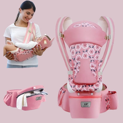 True Haven | Hip Seat Baby Carrier – Ergonomic Weight Distribution, 15 Carrying Positions