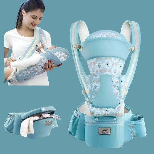 True Haven | Hip Seat Baby Carrier – Ergonomic Weight Distribution, 15 Carrying Positions