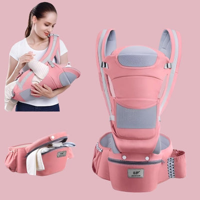 True Haven | Hip Seat Baby Carrier – Ergonomic Weight Distribution, 15 Carrying Positions