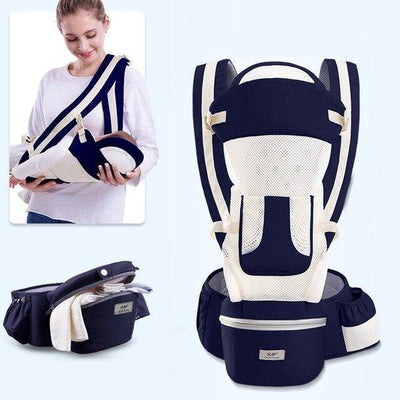 True Haven | Hip Seat Baby Carrier – Ergonomic Weight Distribution, 15 Carrying Positions