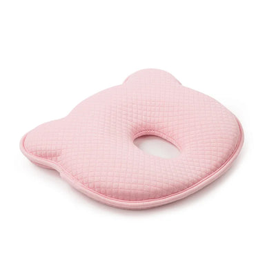 True Haven | Memory Foam Baby Head Support Pillow – Breathable 3D Air Mesh, Organic Cotton Cover