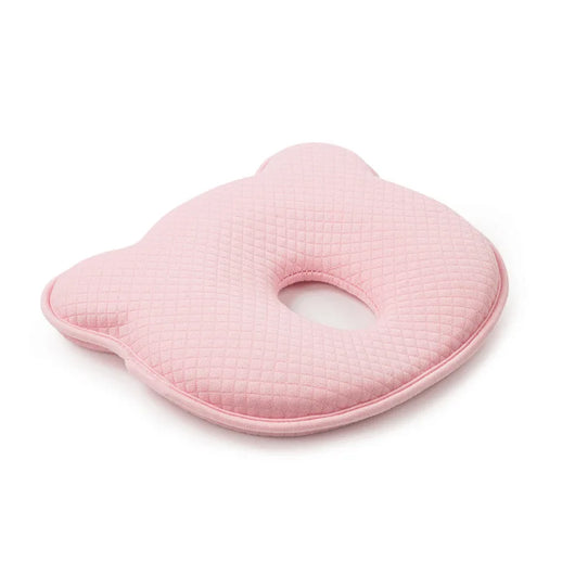 True Haven | Memory Foam Baby Head Support Pillow – Breathable 3D Air Mesh, Organic Cotton Cover