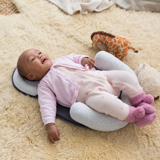 True Haven | Anti-Roll Baby Positioner – U-Shaped Newborn Sleep Positioning Pillow, Breathable Cotton