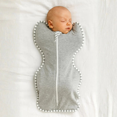 True Haven | Arms-Up Baby Swaddle – Breathable Newborn Sleep Sack for Self-Soothing, 1-12 Months