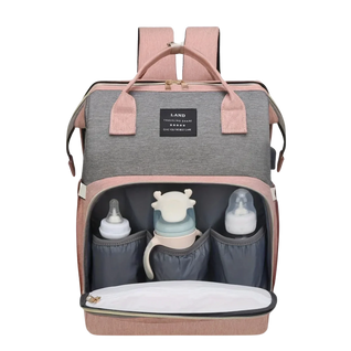 True Haven | All-In-One Diaper Bag Backpack – Durable Oxford Baby Bag for Parents, 6 Colors
