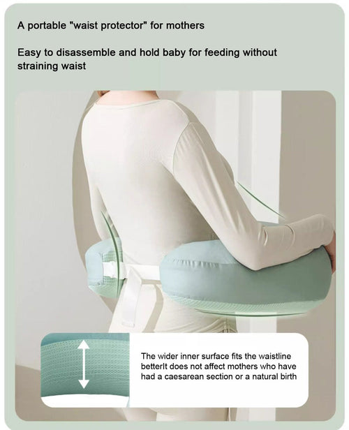 True Haven | Multifunctional Baby Nursing Pillow – Ergonomic Feeding Support, Machine Washable