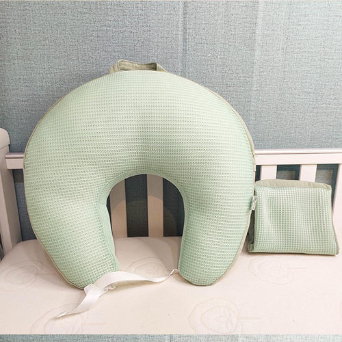 True Haven | Angled Nursing Pillow with Baby Lounger – Hands-Free Support, Double-Sided Design