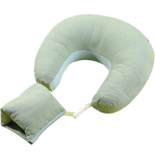 True Haven | Angled Nursing Pillow with Baby Lounger – Hands-Free Support, Double-Sided Design