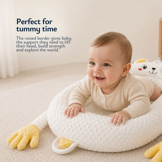 True Haven | Inclined Infant Lounger – Dual-Season Baby Sleep Lounger for 9-18 Months, Portable