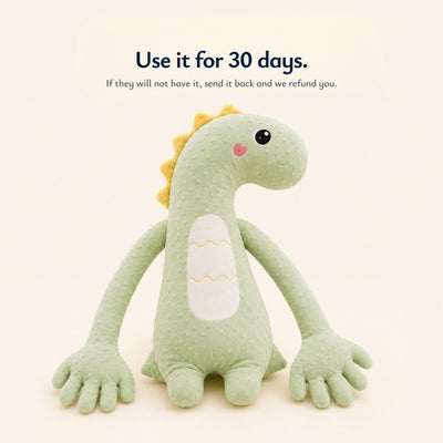 True Haven | Plush Baby Patting Soother – Hands-Free Bedtime Comfort Toy, 4 Animal Designs