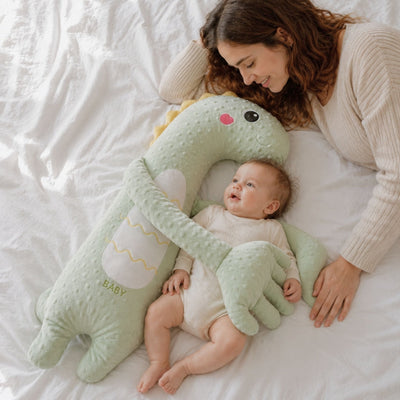 True Haven | Plush Baby Patting Soother – Hands-Free Bedtime Comfort Toy, 4 Animal Designs