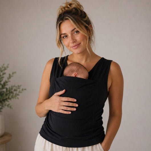 True Haven | Mom Babywearing Shirt – Skin-to-Skin Newborn Nursing Bonding Shirt, Sizes S-3XL