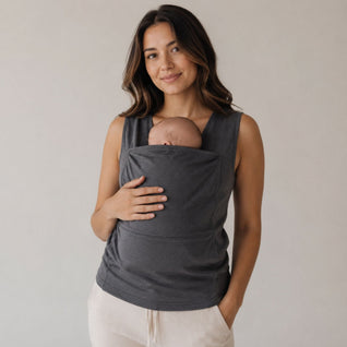 True Haven | Mom Babywearing Shirt – Skin-to-Skin Newborn Nursing Bonding Shirt, Sizes S-3XL