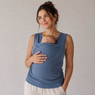 True Haven | Mom Babywearing Shirt – Skin-to-Skin Newborn Nursing Bonding Shirt, Sizes S-3XL