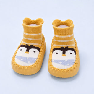 True Haven | Non-Slip Grip Sock Shoes – Toddler First Walker Sock Shoes, Machine Washable, 6M-4Y