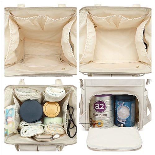 True Haven | Maternity Diaper Bag Backpack – Spacious & Organized, Waterproof & Durable