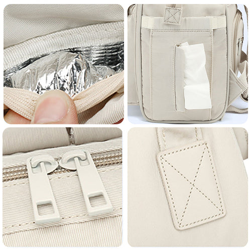 True Haven | Maternity Diaper Bag Backpack – Spacious & Organized, Waterproof & Durable