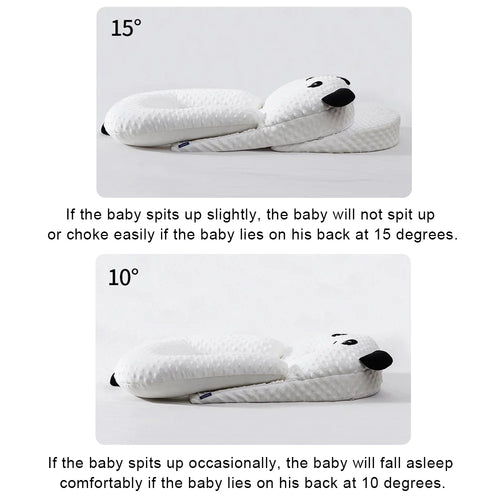 True Haven | Baby Feeding Wedge Pillow – Adjustable Incline Support, Machine Washable